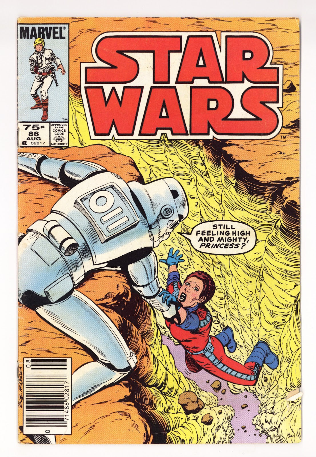 Star Wars Vol 1 86  Very Low Grade   (1984)   Canadian Price Variant