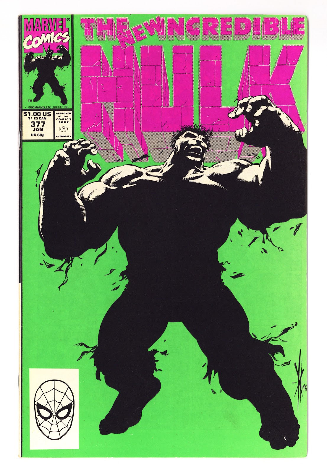 The Incredible Hulk Vol 1 377  VF- (7.5)   (1991)     