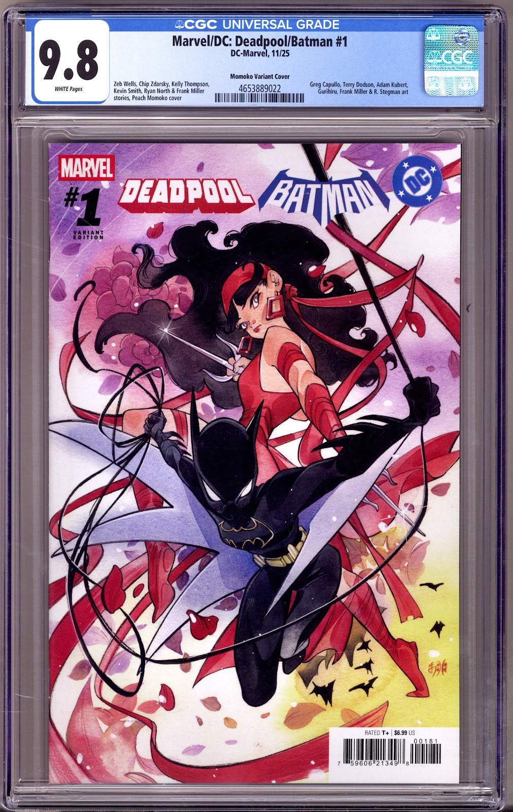 Marvel / DC: Deadpool / Batman 1 CGC 9.8 (NM/M) (2025) Momoko Variant 