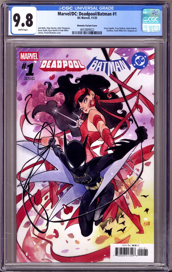 Marvel / DC: Deadpool / Batman 1 CGC 9.8 (NM/M) (2025) Momoko Variant