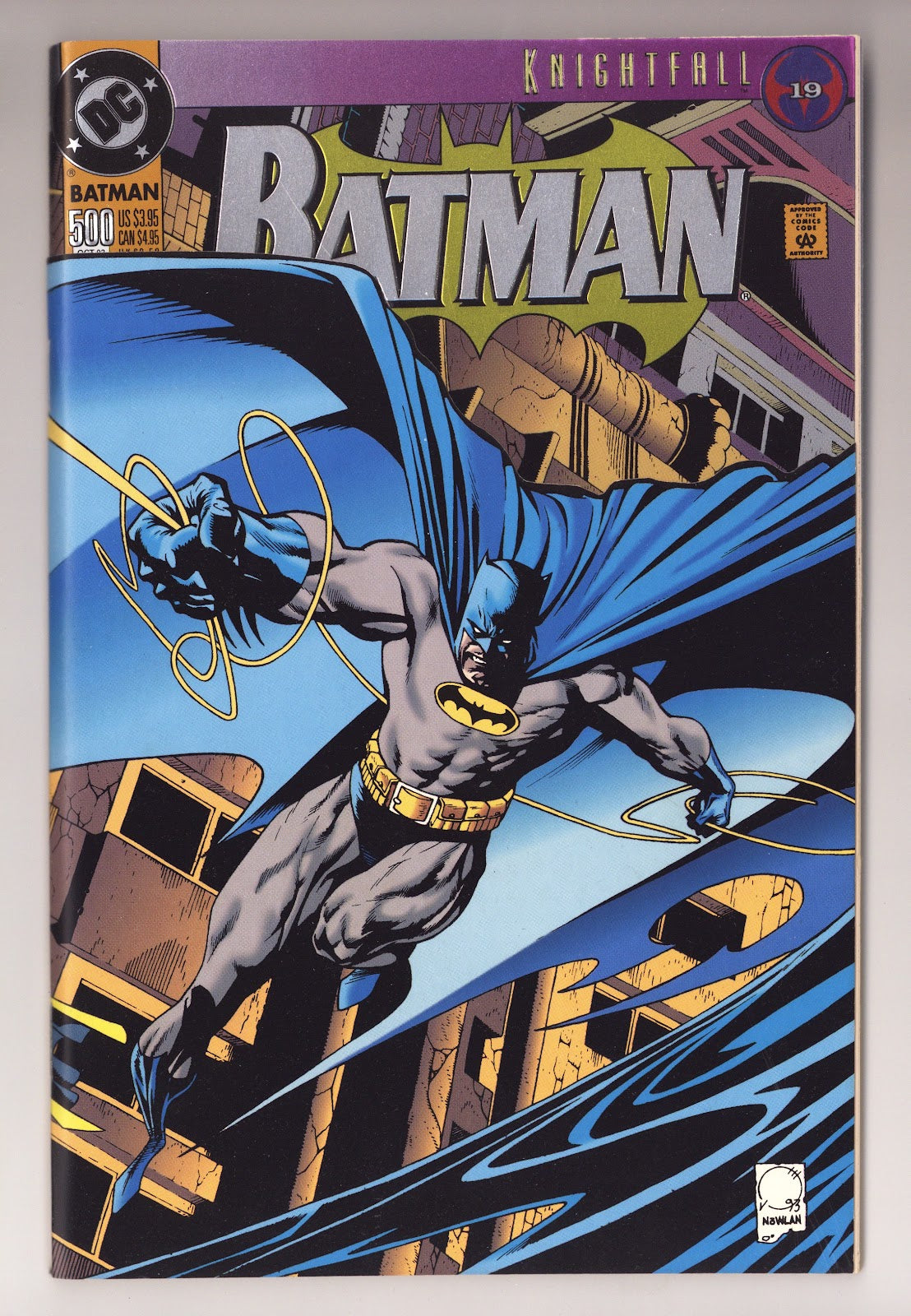 Batman Vol 1 500 High Grade (1993) Special Edition Die-Cut Cover 