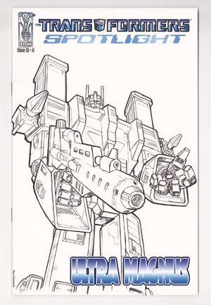 The Transformers: Spotlight Ultra Magnus   [nn]  Mid Grade   (2007) Scherwinski Sketch  Incentive Variant