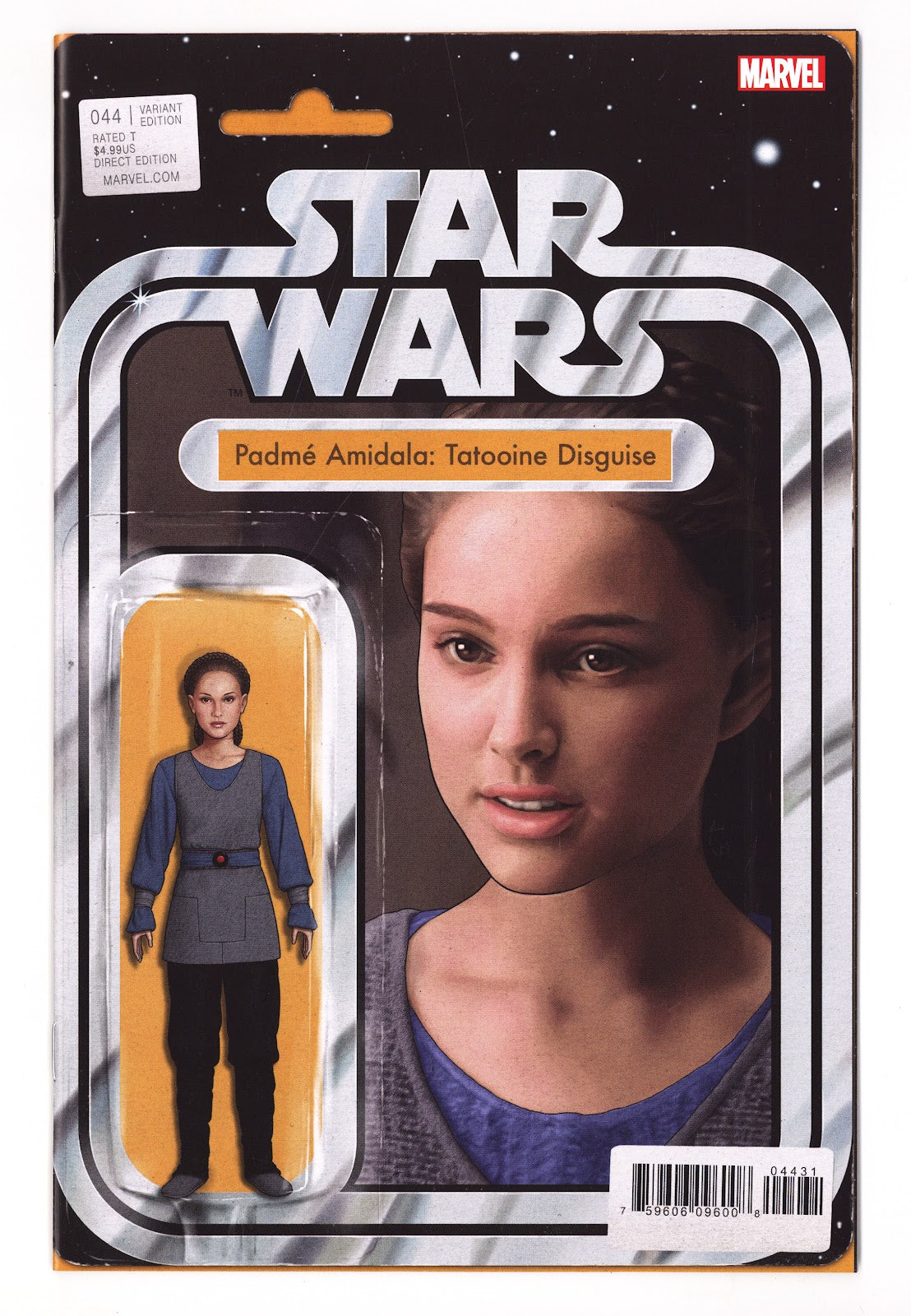 Star Wars Vol 3 44  High Grade   (2024) Christopher  'Action Figure' (Padme Amidala: Tattooine Disguise)  Variant  