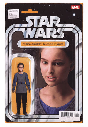 Star Wars Vol 3 44  High Grade   (2024) Christopher  'Action Figure' (Padme Amidala: Tattooine Disguise)  Variant