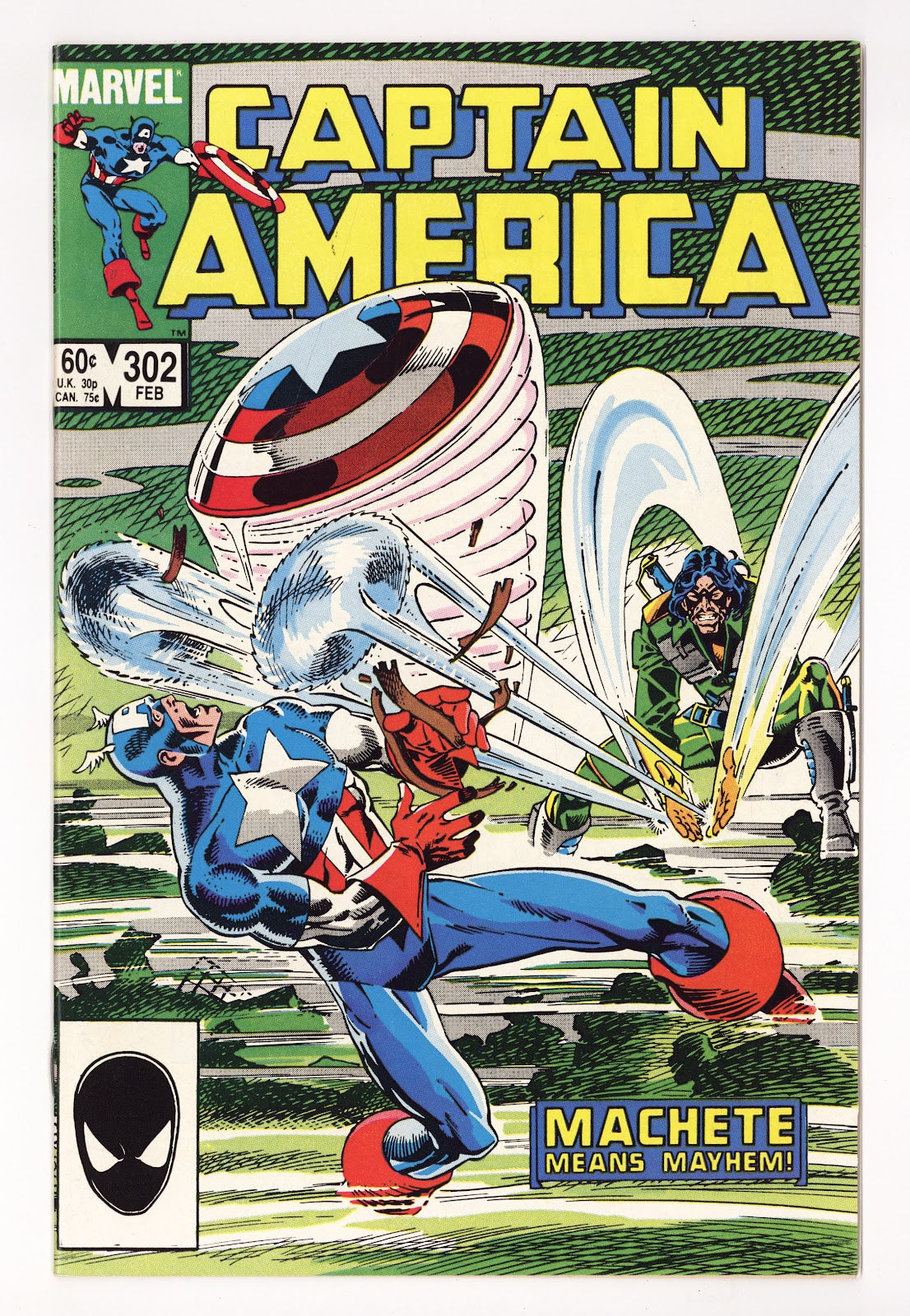 Captain America Vol 1 302 High Grade (1985) Direct 