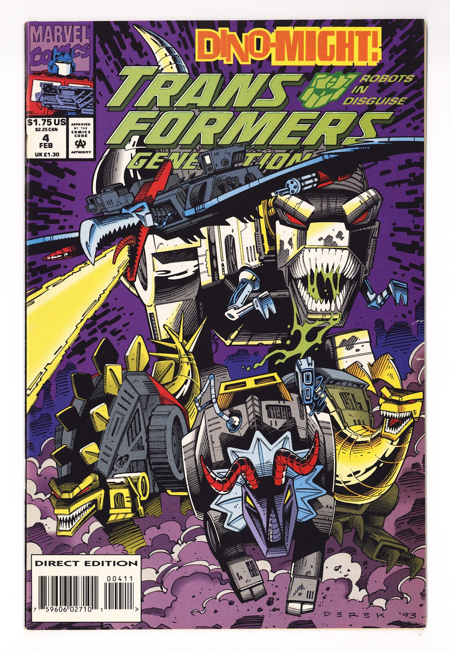 Transformers: Generation 2 Vol 1 4  VF/NM (9.0)   (1994)     
