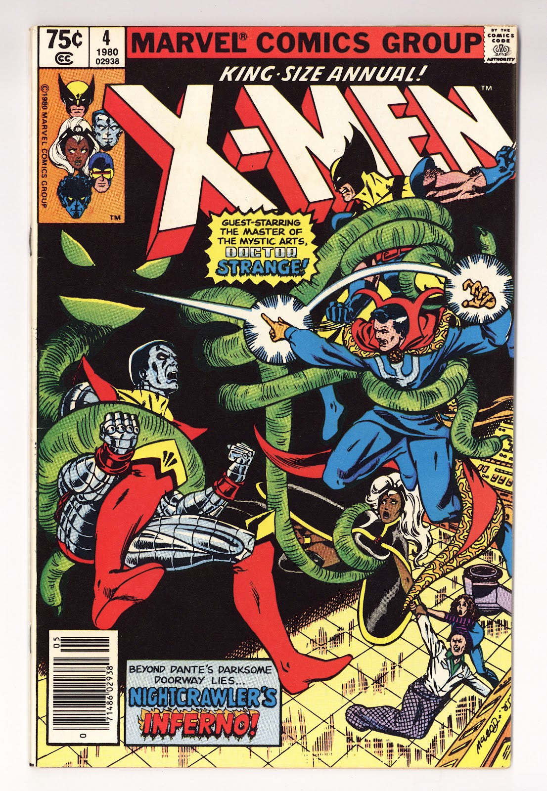 X-Men Annual Vol 1 4  Mid Grade   (1980)   Newsstand  