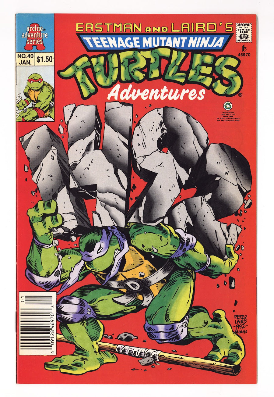 Teenage Mutant Ninja Turtles Adventures Vol 2 40  VF/NM (9.0)   (1993)   Canadian  