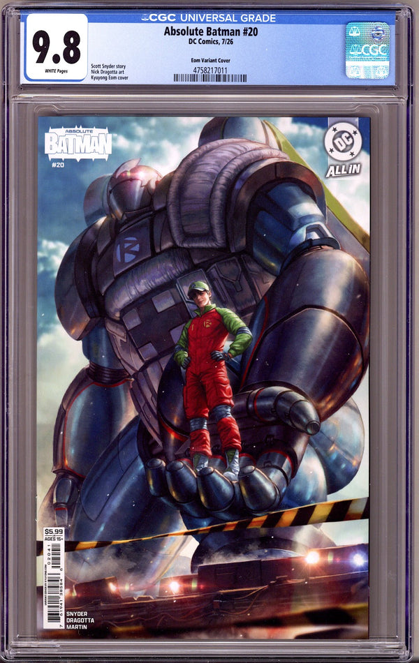 Absolute Batman   20 CGC 9.8 (NM/M)   (2026) Eom   Variant