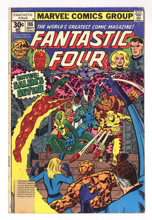 Fantastic Four Vol 1 186 Very Low Grade (1977)