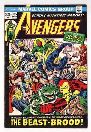 The Avengers Vol 1 105 VG+ (4.5) (1972)