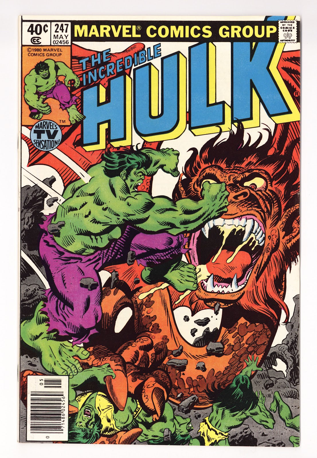 The Incredible Hulk Vol 1 247  High Grade   (1980)   Newsstand  