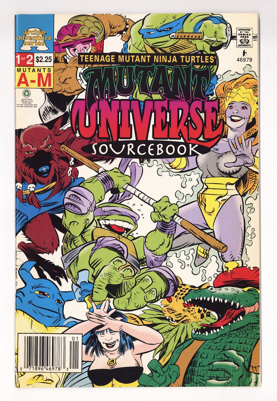 TMNT Mutant Universe Sourcebook   1  VF (8.0)   ()   Canadian Price Variant  