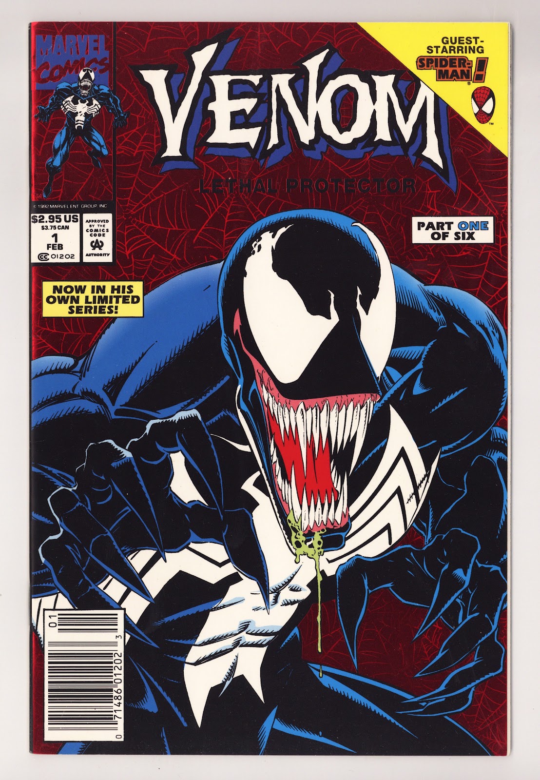 Venom: Lethal Protector Vol 1 1 FN+ (6.5) (1993) Newsstand 