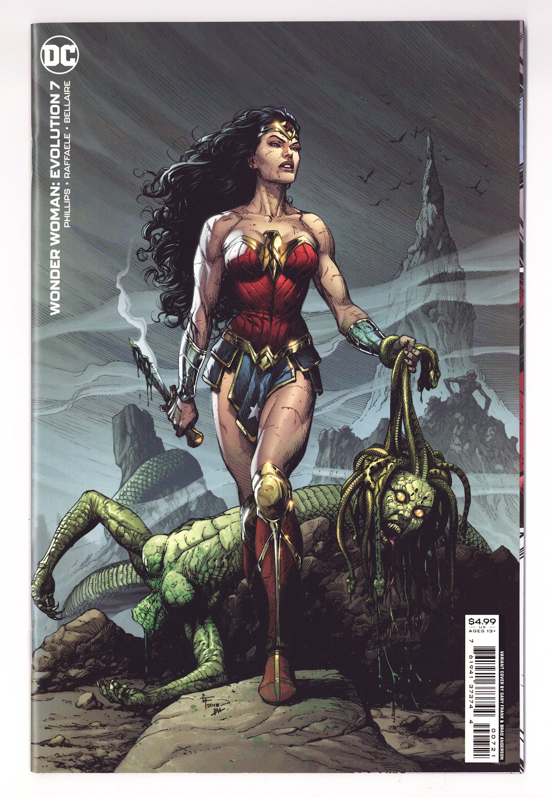 Wonder Woman: Evolution 7 High Grade (2022) Frank Variant 