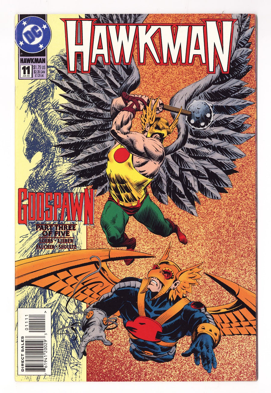 Hawkman Vol 3 11  High Grade   (1994)     