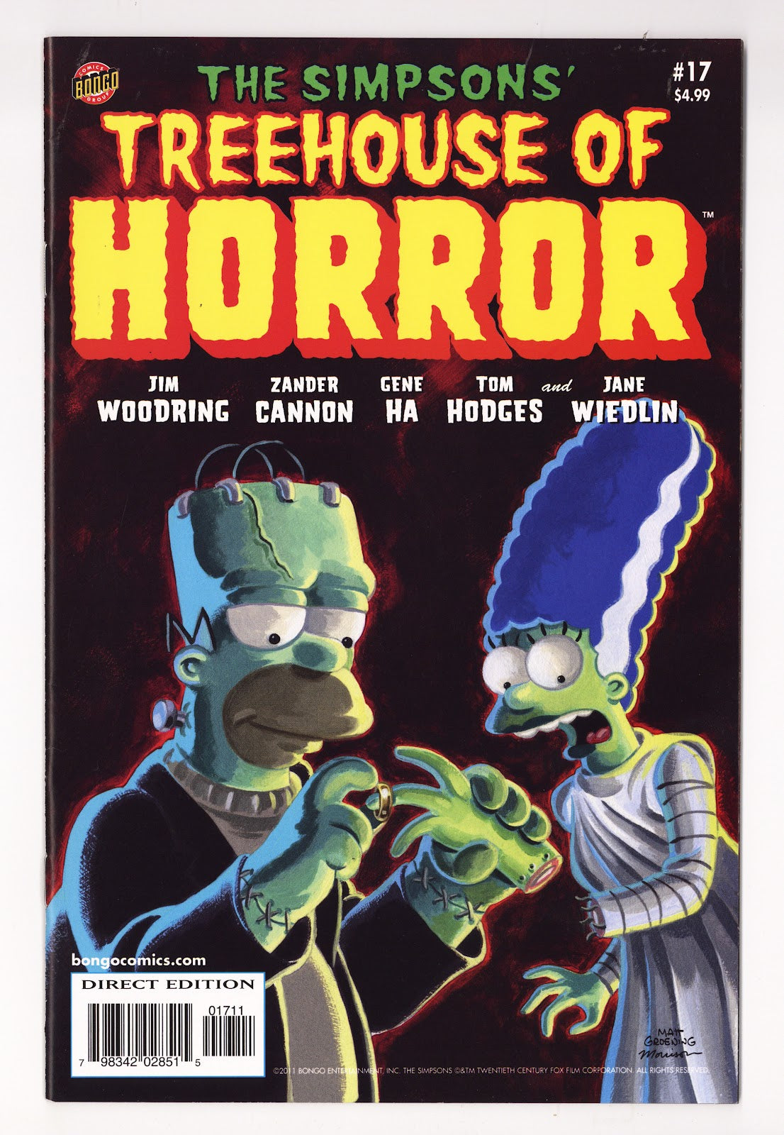 Treehouse of Horror   17  VF+ (8.5)   (2011)     