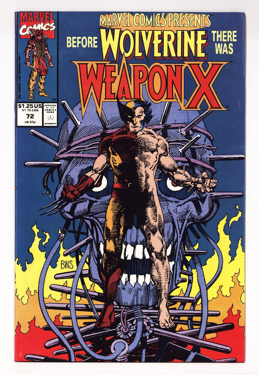Marvel Comics Presents Vol 1 72  VF- (7.5)   (1991)     