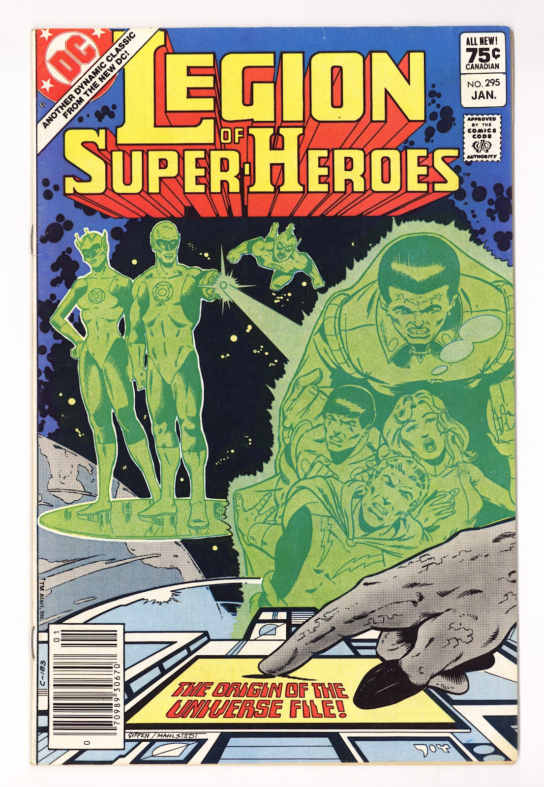 The Legion of Super-Heroes Vol 2 295 Mid Grade (1983) Canadian Price Variant 