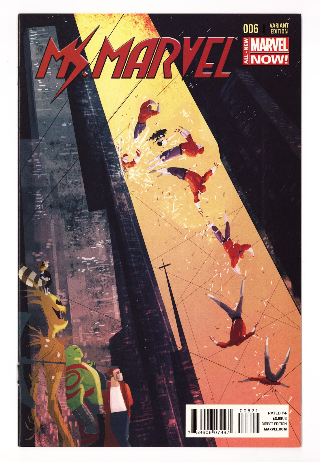 Ms. Marvel Vol 3 6 NM- (9.2) (2014) Campion Incentive Variant 