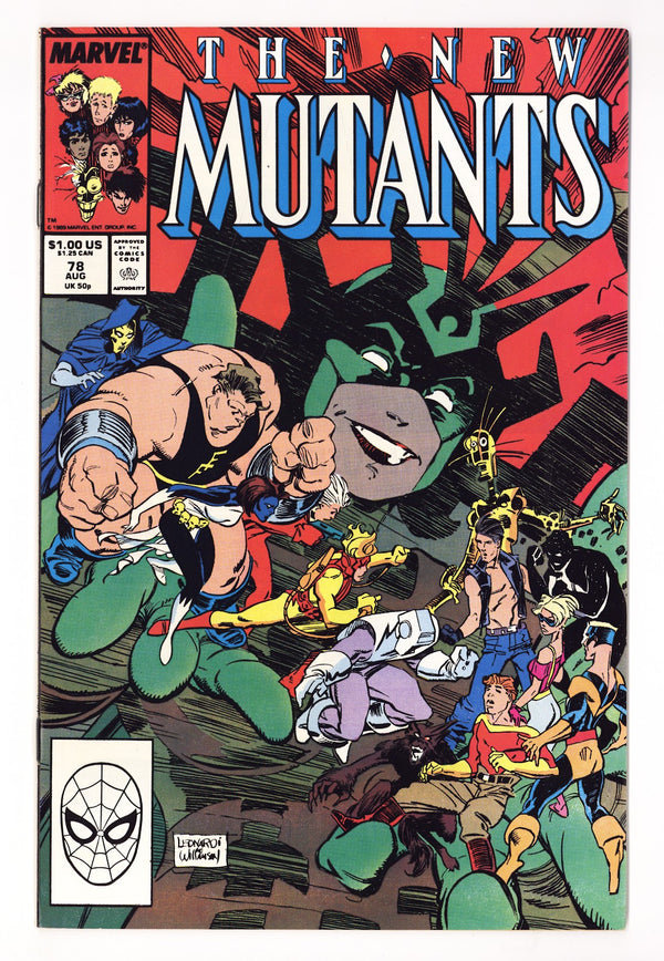 The New Mutants Vol 1 78 Mid Grade (1989) Direct