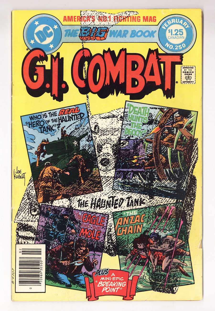 G.I. Combat Vol 1 250  Low Grade   (1983)   Canadian Price Variant