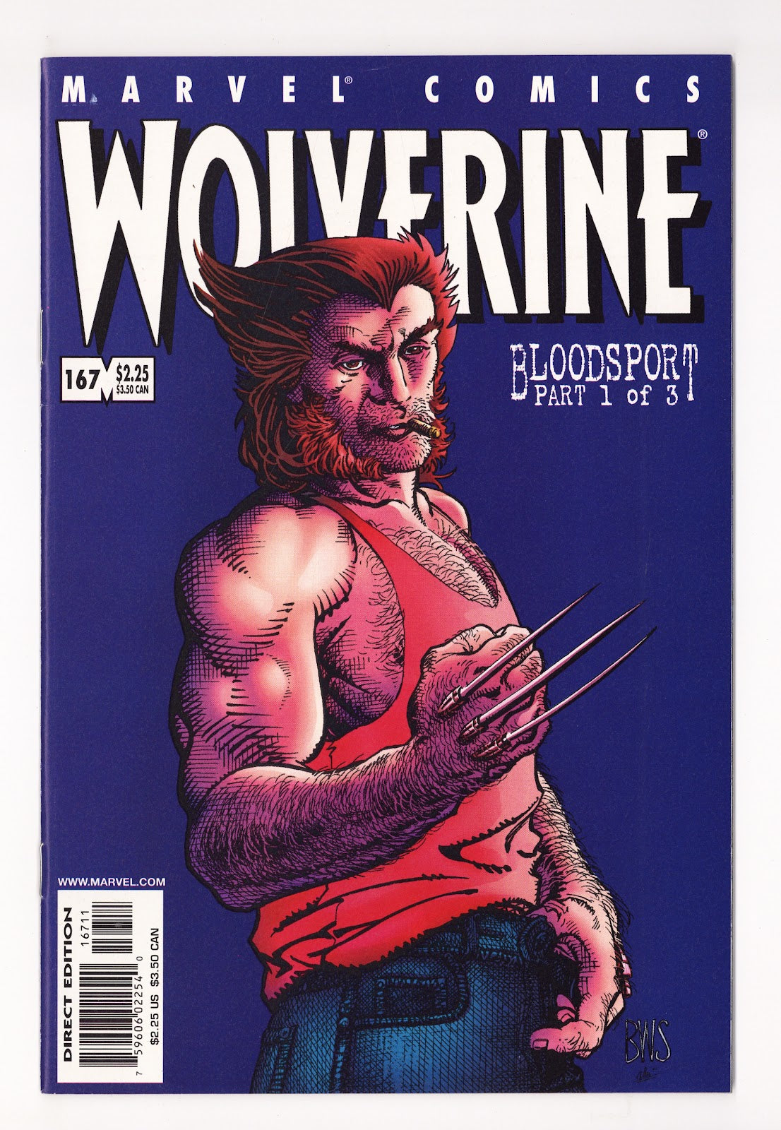 Wolverine Vol 2 167  High Grade   (2001)     