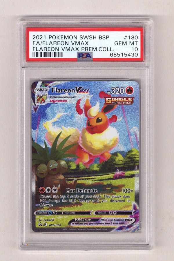 Pokemon Swsh Promo Flareon Vmax PSA 10 (2021)
