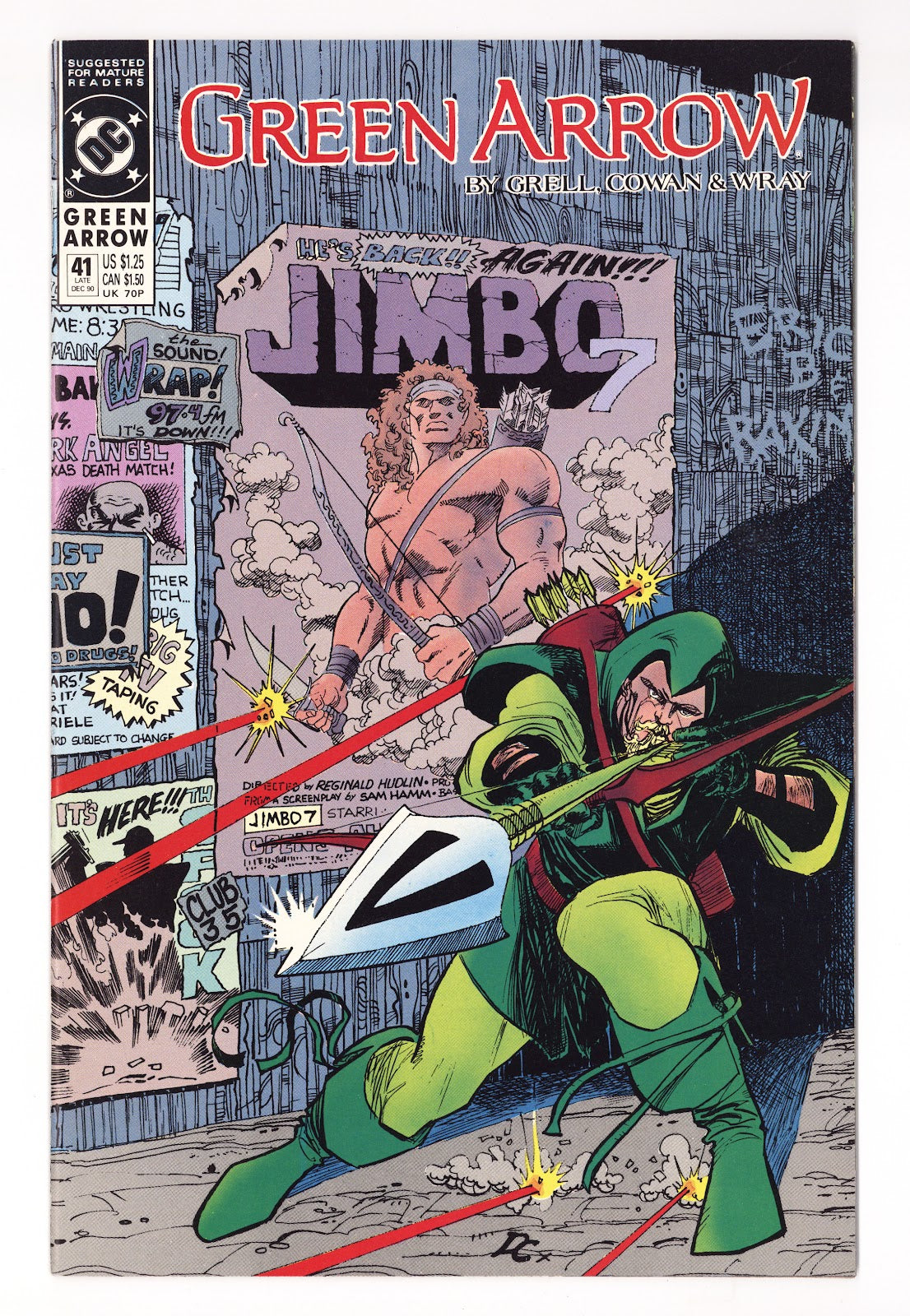 Green Arrow Vol 2 41  High Grade   (1990)
