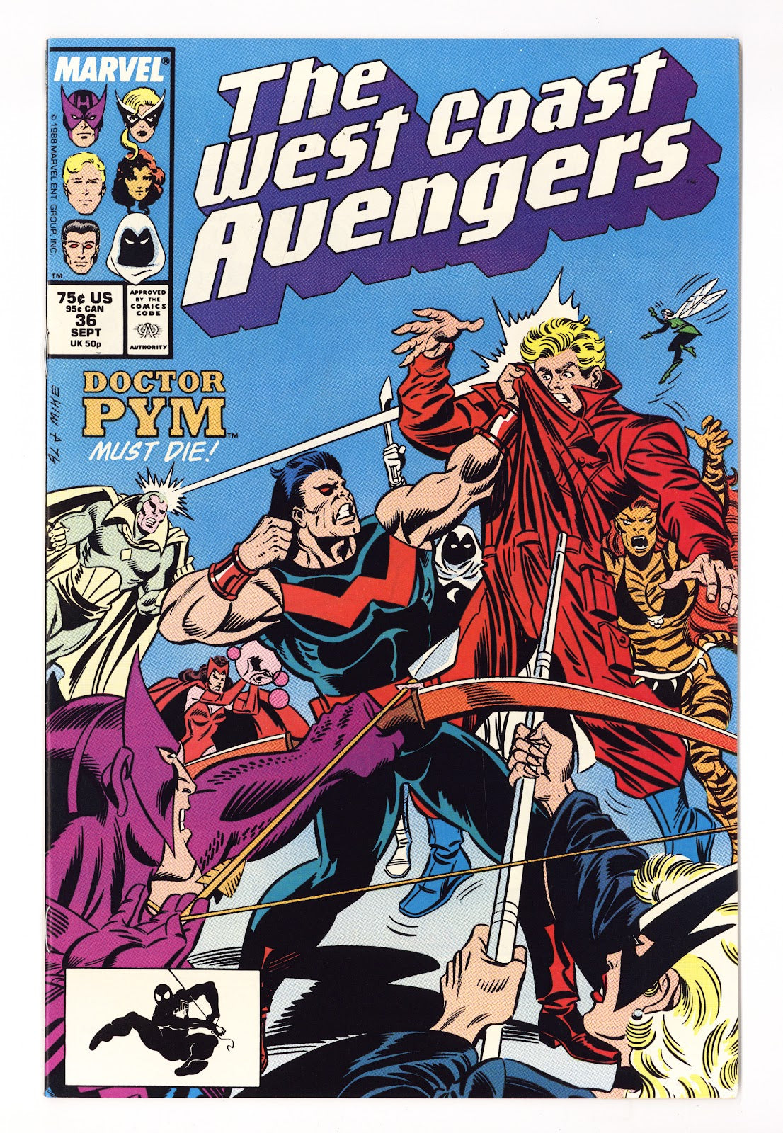 West Coast Avengers Vol 2 36  High Grade   (1988)   Direct  