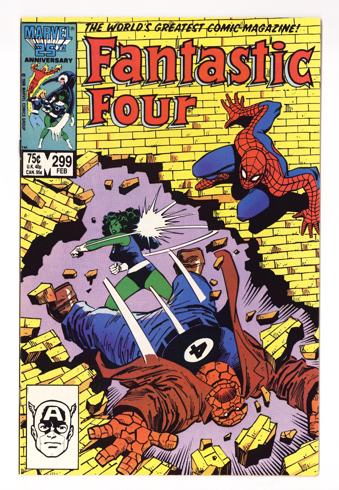 Fantastic Four Vol 1 299 High Grade (1987) 