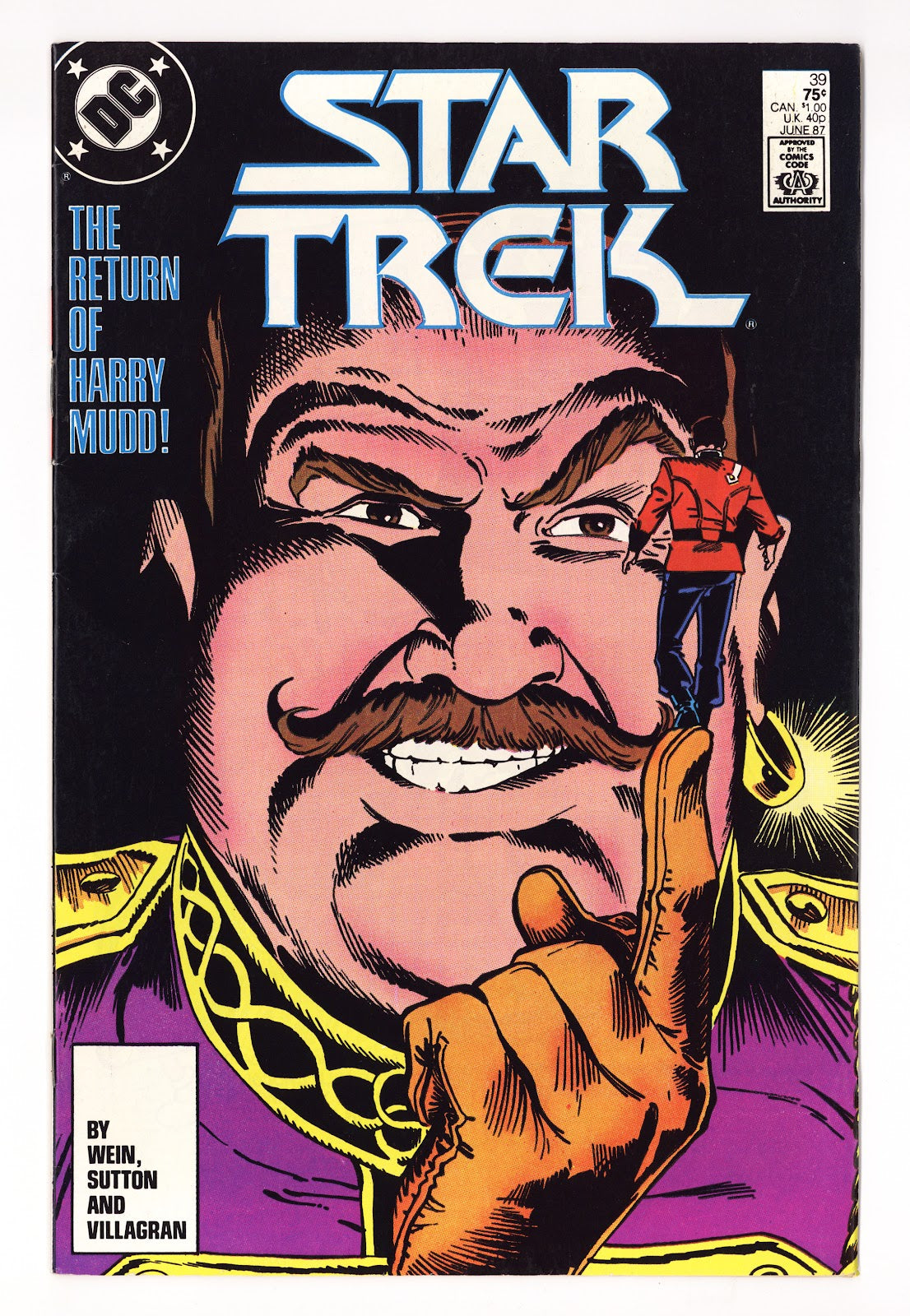Star Trek Vol 1 39  Mid Grade   (1987)