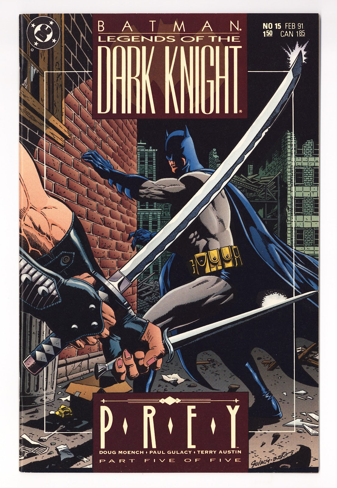 Legends of the Dark Knight 15 High Grade (1991) 