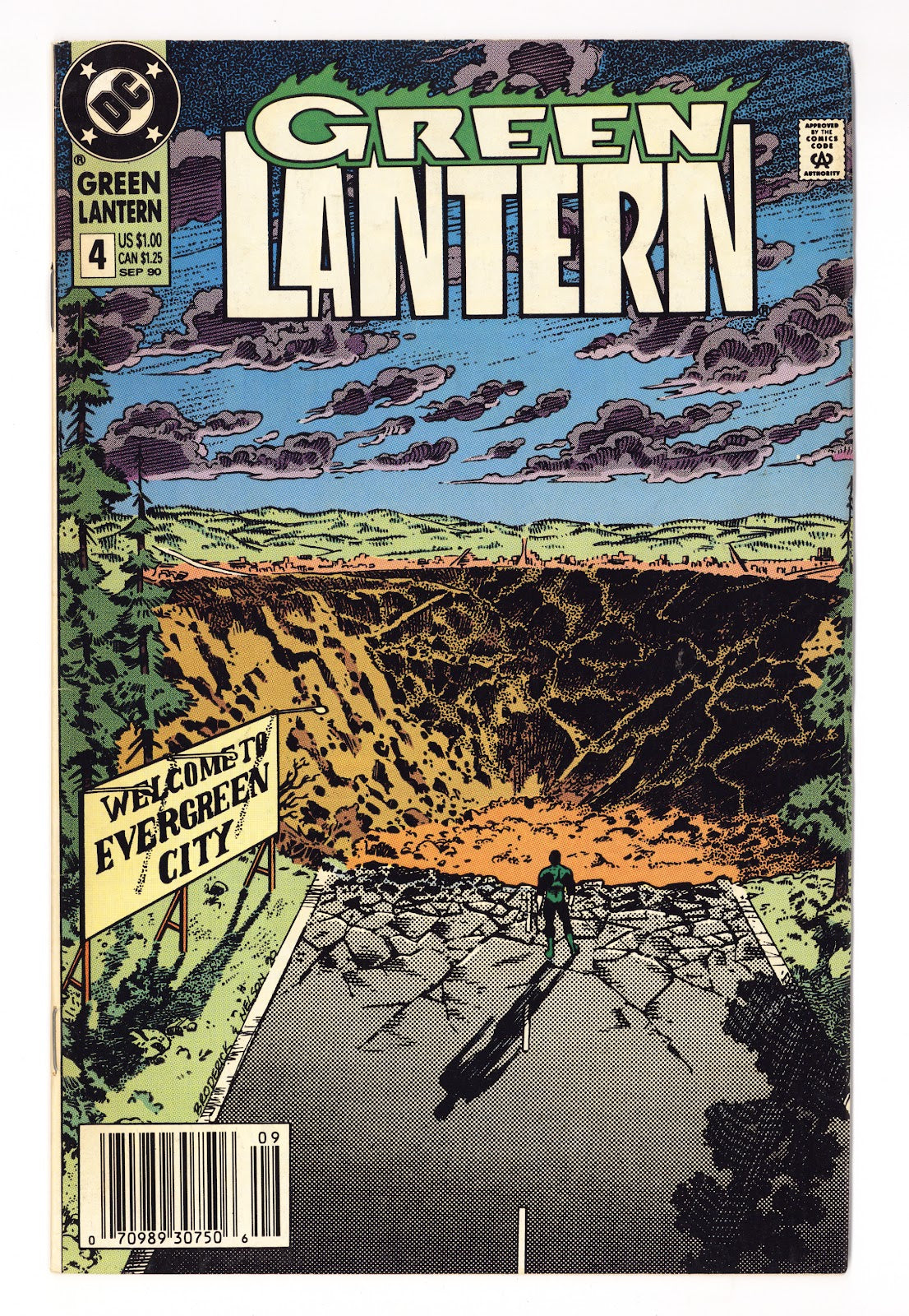 Green Lantern Vol 3 4  Mid Grade   (1990)   Newsstand