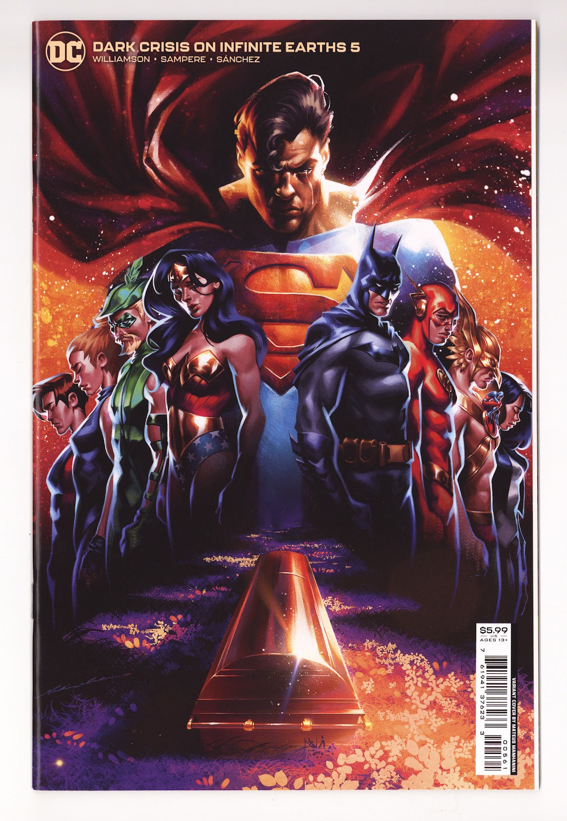 Dark Crisis on Infinite Earths (Dark Crisis) 5 High Grade (2022) Manhanini Variant 