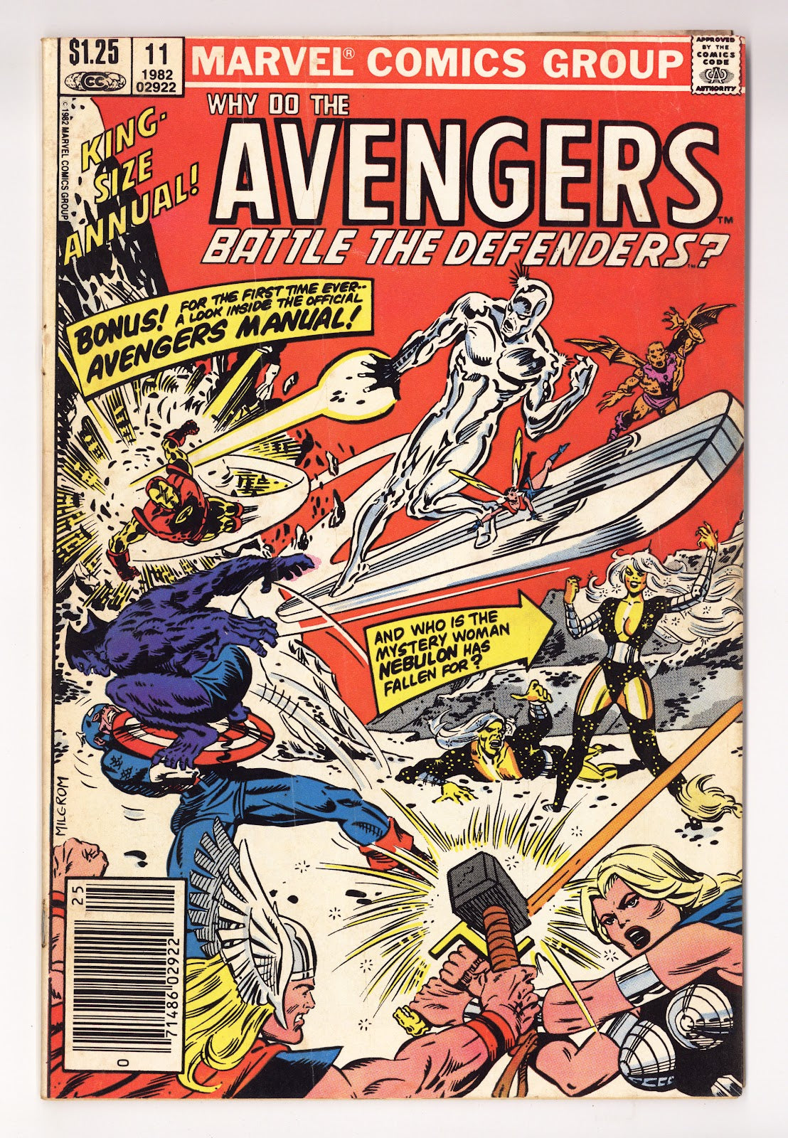 The Avengers Annual Vol 1 11  Low Grade   (1982)   Canadian Price Variant  