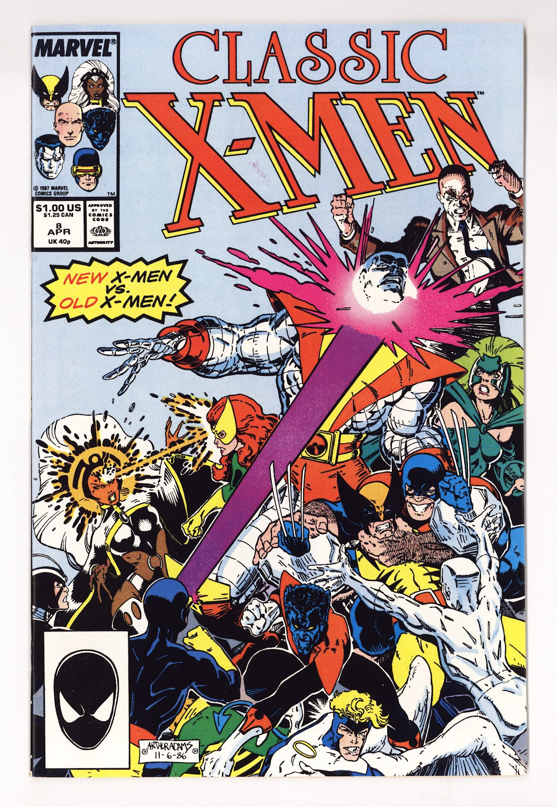 Classic X-Men 8 High Grade (1987) Direct 
