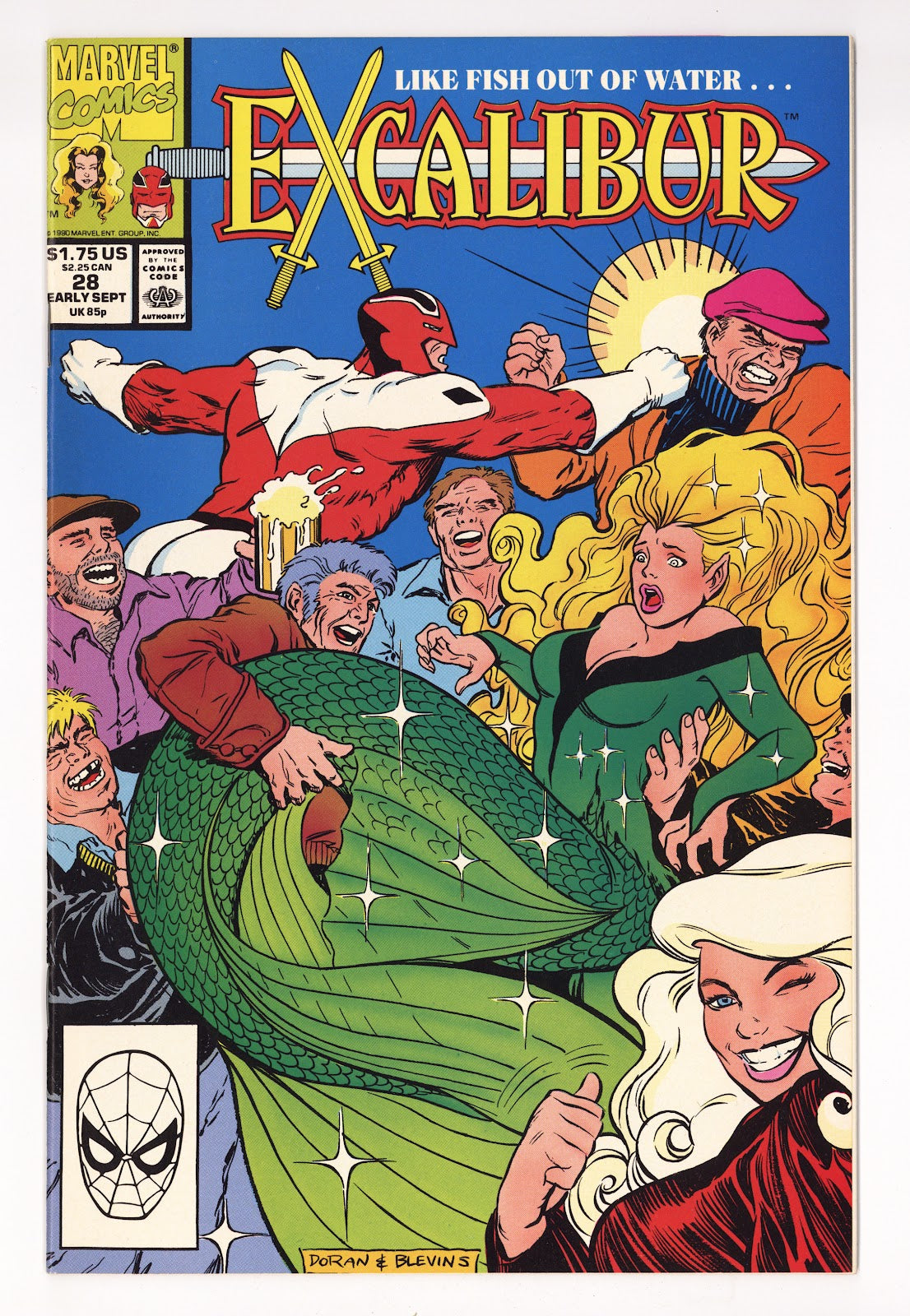 Excalibur Vol 1 28 High Grade (1990) Direct 