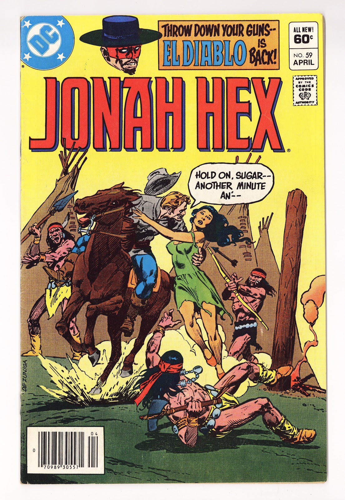 Jonah Hex Vol 1 59  Low Grade   (1982)   Newsstand  