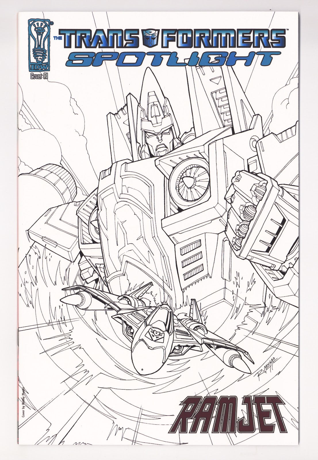 The Transformers: Spotlight Ramjet   [nn]  High Grade   (2007) Musso Sketch  Incentive Variant  