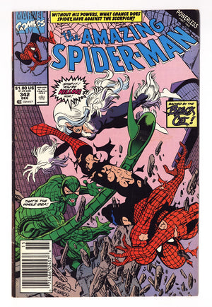 The Amazing Spider-Man Vol 1 342 Mid Grade (1990) Newsstand