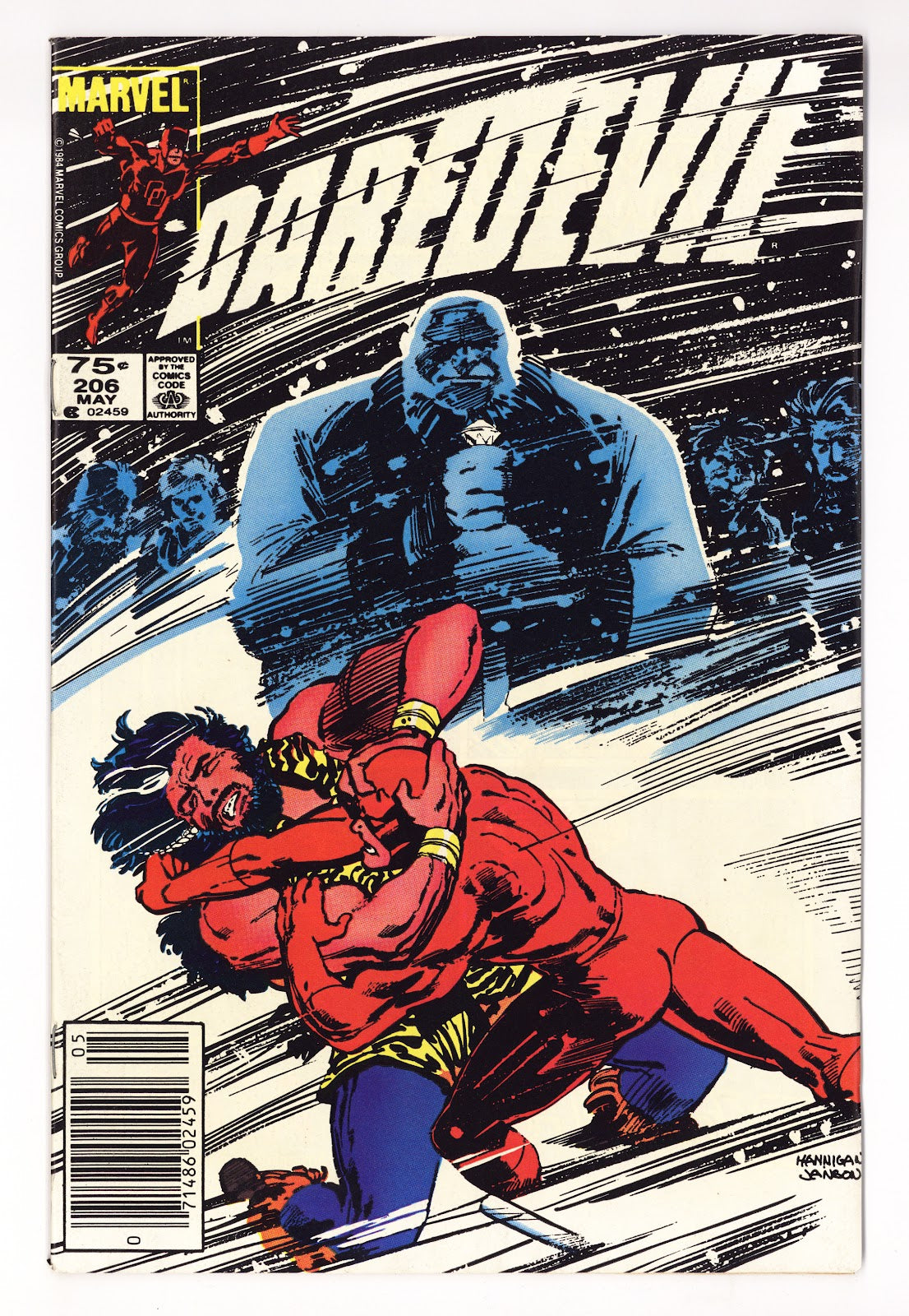 Daredevil Vol 1 206  High Grade   (1984)   Canadian Price Variant