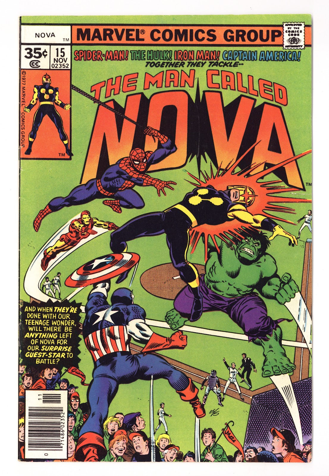 Nova Vol 1 15  Mid Grade   (1977)     
