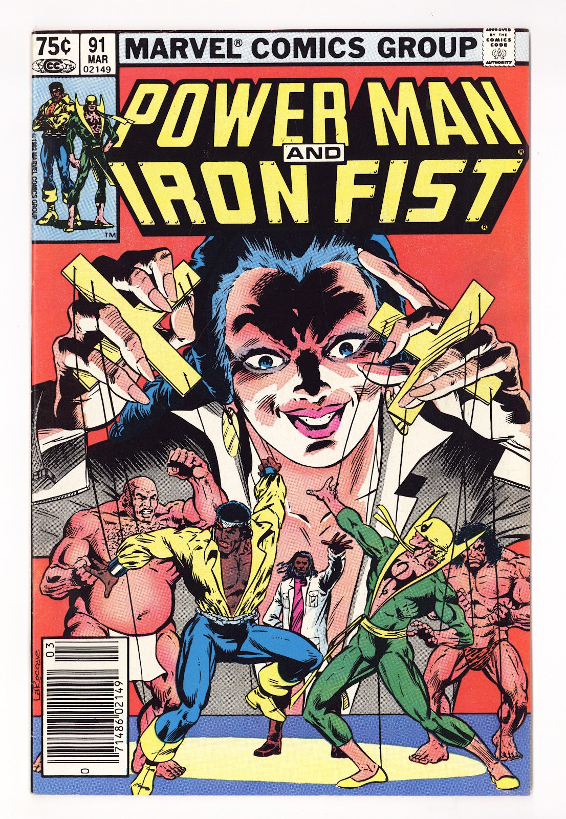 Power Man and Iron Fist Vol 1 91  Mid Grade   (1983)   Canadian Price Variant  