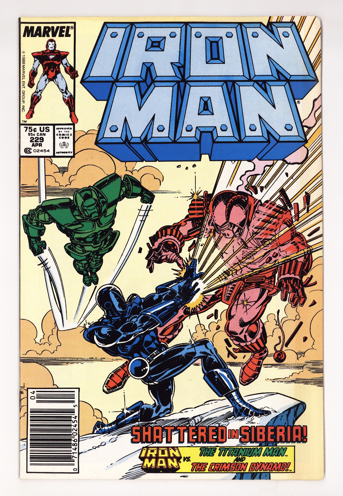 Iron Man Vol 1 229  Mid Grade   (1988)   Newsstand