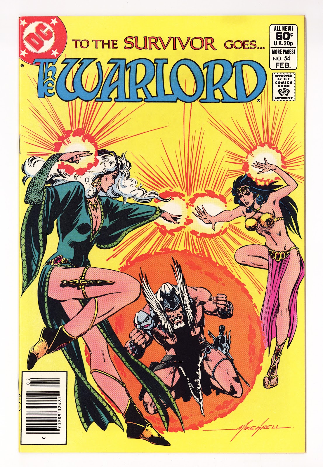Warlord Vol 1 54  Mid Grade   (1982)   Newsstand  