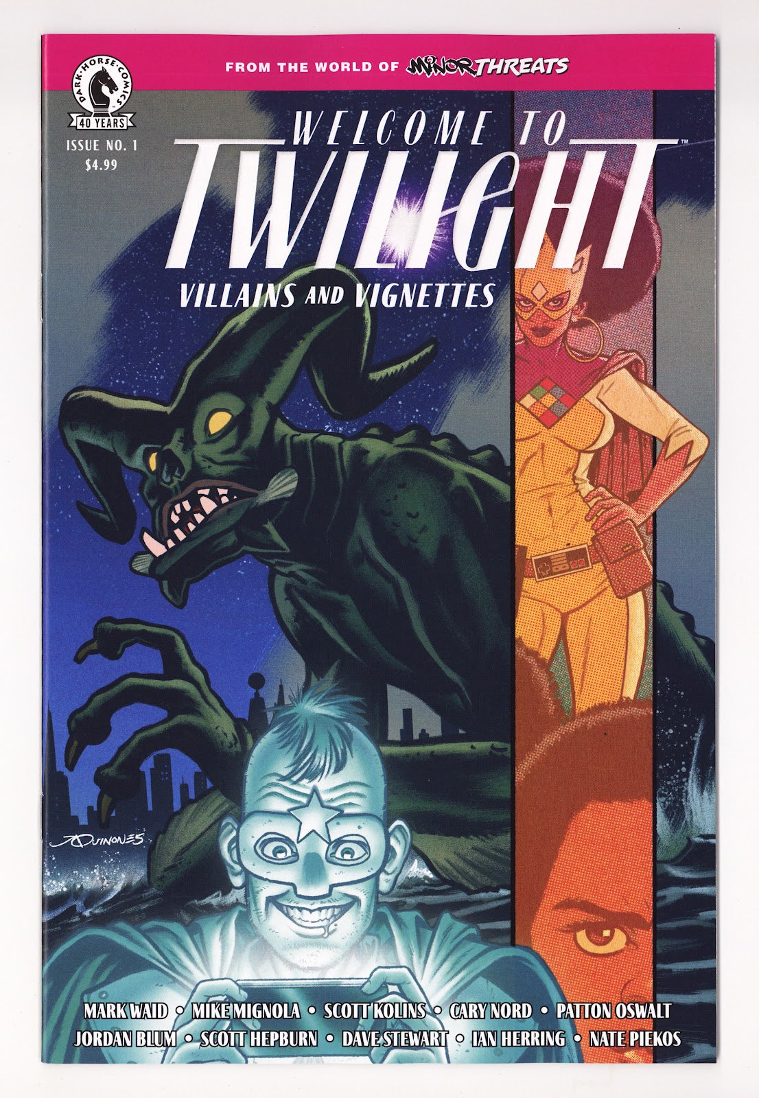 Minor Threats: Welcome to Twilight: Villains and Vignettes #1 (2026) Quinones Variant
