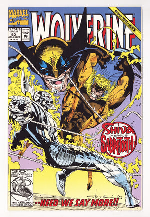 Wolverine Vol 2 60  High Grade   (1992)