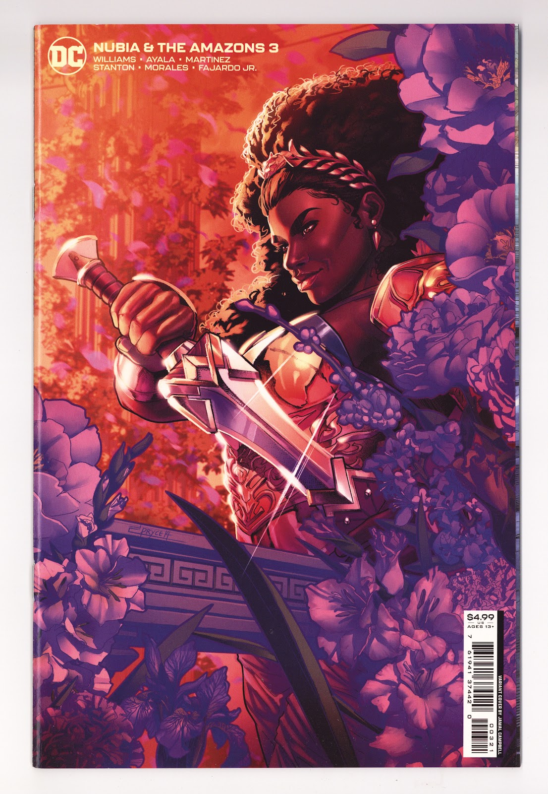 Nubia & the Amazons 3 High Grade (2022) Cardstock Variant 