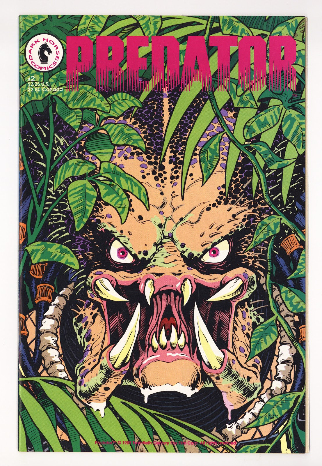 Predator Vol 1 2 Mid Grade (1989) 